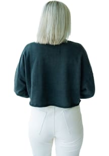 Gameday Social Iowa Hawkeyes Womens Black Phipps Split Crew Sweatshirt