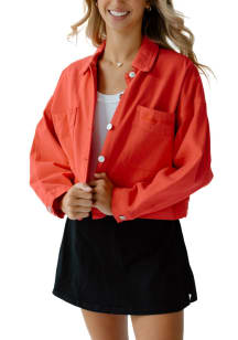 Gameday Social Ohio State Buckeyes Womens Red Sanders Light Weight Jacket