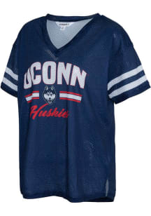UConn Huskies Womens Kickoff Fashion Football Jersey - Navy Blue