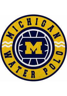 Michigan Wolverines Water Polo Shape Cut Pennant - Navy Blue