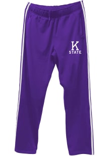 Wes and Willy K-State Wildcats Mens Purple Vault Tricot Track Pants