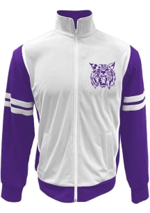 Wes and Willy K-State Wildcats Mens Purple Vault Tricot Track Jacket