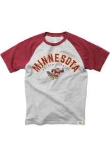Wes and Willy Minnesota Golden Gophers Youth  Wordmark Short Sleeve T-Shirt