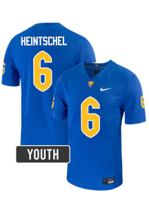 Mason Heintschel Pitt Panthers Youth Blue  NIL Name And Number Football Jersey