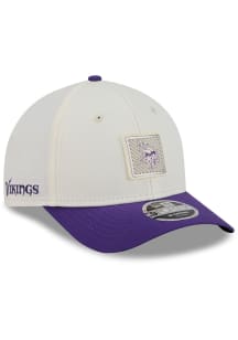 New Era Minnesota Vikings 2026 NFL Training Camp 9FORTY Modern Crown Adjustable Hat - White