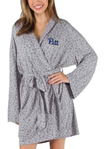 Concepts Sport Pitt Panthers Womens Charcoal Frill Robe