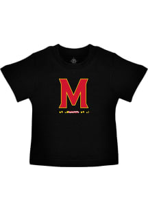 Maryland Terrapins Infant Primary Logo Short Sleeve T-Shirt Black