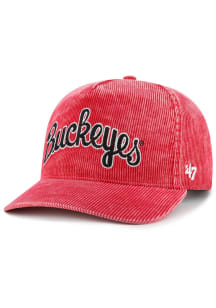 47 Ohio State Buckeyes Corduroy Reclaim Hitch Adjustable Hat - Red