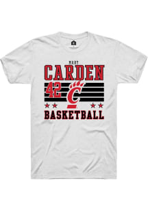 Mary Carden Cincinnati Bearcats White NIL Striped Short Sleeve Player T Shirt