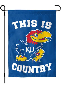 Kansas Jayhawks This Is Country Garden Flag - Blue