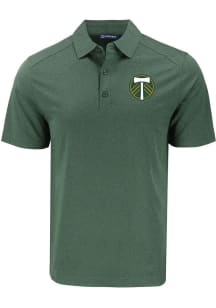 Cutter and Buck Portland Timbers Mens Green Forge Recycled Short Sleeve Polo