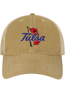 Tulsa Golden Hurricane Old Favorite Adjustable Hat - Khaki