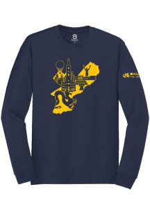 Summit Sportswear Drexel Dragons Navy Blue Welcome Week 2018 Long Sleeve T Shirt