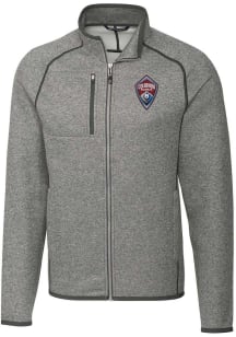 Cutter and Buck Colorado Rapids Mens Grey Mainsail Big and Tall Light Weight Jacket
