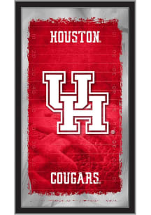 Houston Cougars Football Hanging Back Bar Mirror