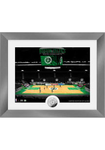 Boston Celtics Art Deco Silver Coin Photo Plaque