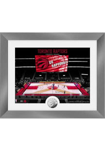Toronto Raptors Art Deco Silver Coin Photo Plaque