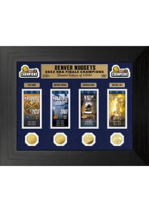 Denver Nuggets 2023 NBA Finals Champions Deluxe Ticket Plaque