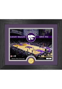 K-State Wildcats 13X16 Bronze Coin Court Picture Frame - Purple