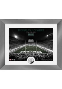 Michigan State Spartans Art Deco Stadium Coin Photo Mint Plaque