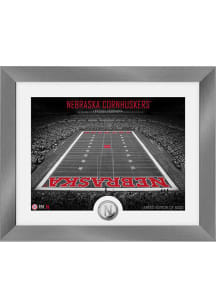 Nebraska Cornhuskers Art Deco Stadium Coin Photo Mint Plaque