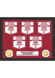 Indiana Hoosiers National Champions Banner Collection Plaque