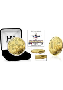 Texas Rangers 2023 World Series Champions Gold Collectible Coin