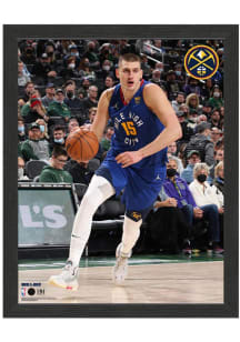 Denver Nuggets Nikola Jokic 12x15 Picture Frame - Blue