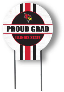 Illinois State Redbirds KH Sports Fan Grad graduation graphic Yard Sign - White