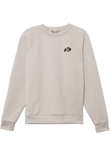 League Colorado Buffaloes Mens Grey Heather Monterey Long Sleeve Crew Sweatshirt