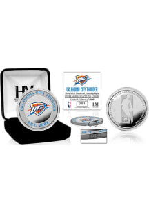 Oklahoma City Thunder Color Silver Collectible Coin