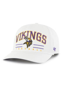 47 Minnesota Vikings Roscoe Hitch RF Adjustable Hat - White