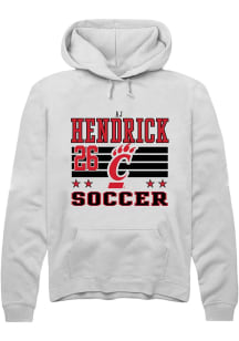 AJ Hendrick Cincinnati Bearcats Mens White NIL Striped Player Hood