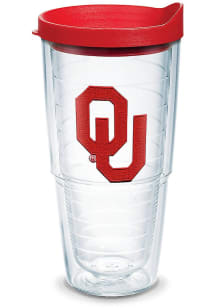 Oklahoma Sooners Embroidered Logo 24oz Tumbler - Red
