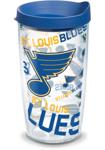 St Louis Blues All Over Wrap 16oz Tumbler - Blue