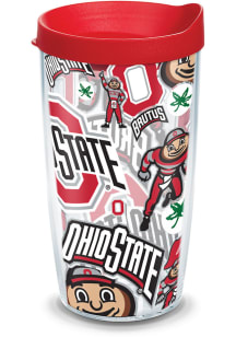Ohio State Buckeyes 16oz All Over Tumbler - Red