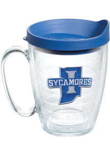 Indiana State Sycamores 16 oz Clear Tumbler - Blue