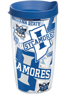Indiana State Sycamores 16 oz All Over Tumbler - Blue