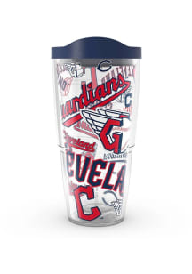 Cleveland Guardians 24oz All Over Wrap Tumbler - Red