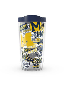 Michigan Wolverines Wrapped Tumbler - Blue