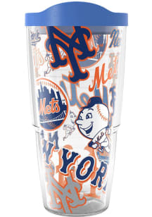 New York Mets 24oz All Over Wrap Tumbler - Blue