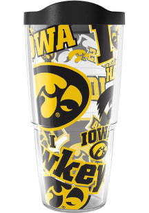 Iowa Hawkeyes 24oz All Over Wrap Tumbler - Black