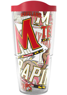 Maryland Terrapins 24oz All Over Wrap Tumbler - Red
