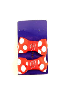 Wisconsin Badgers 2pk Youth Hair Scrunchie