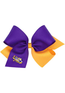 LSU Tigers King Color Block Kids Hair Barrette