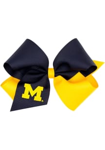Michigan Wolverines King Color Block Kids Hair Barrette