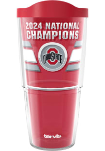 Ohio State Buckeyes 2024 Football National Champions 24oz Classic Tumbler - Red