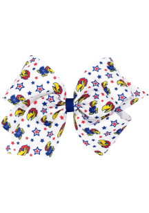 Kansas Jayhawks King Team Logo Kids Hair Barrette
