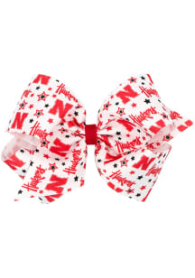 Nebraska Cornhuskers King Team Logo Kids Hair Barrette