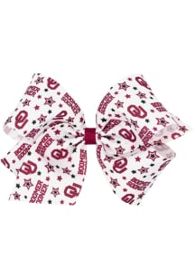 Oklahoma Sooners King Team Logo Kids Hair Barrette